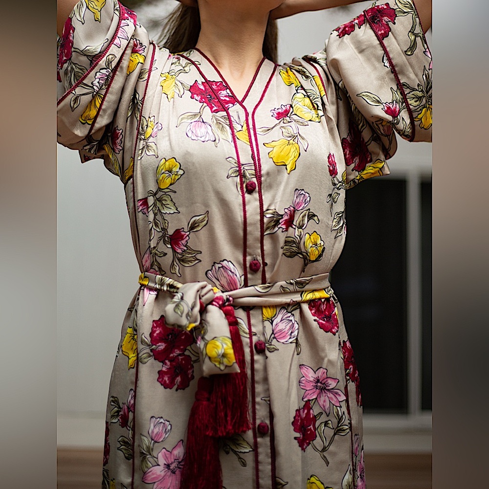 Moroccan Kaftan designed & handmade by a Moroccan Designer Never Worn